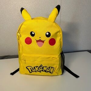 NEW h&m collab Pokémon yellow pikachu 3d ears backpack official license Nintendo